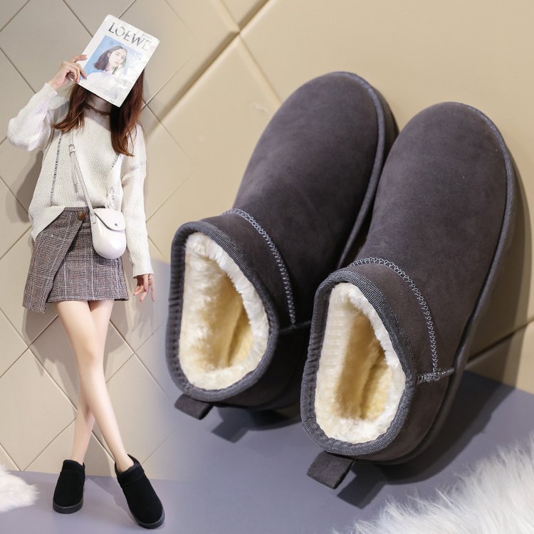 Thickened Plush Fur Boots