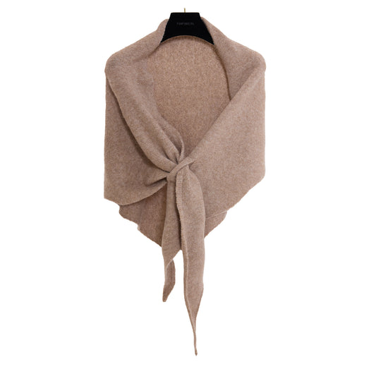 Triangular Solid Color Neck Wrap Shawls