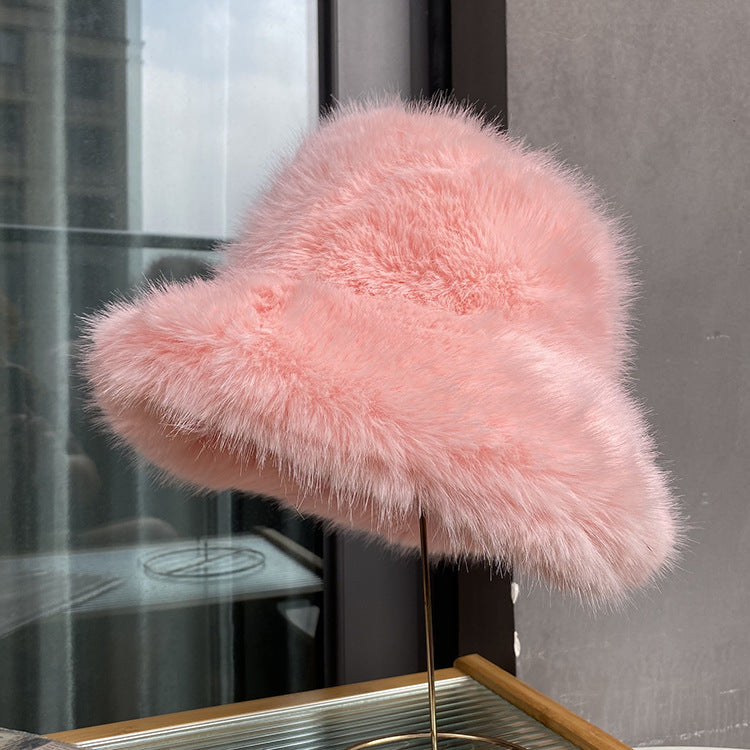 Wild Long Fur Bucket Hats