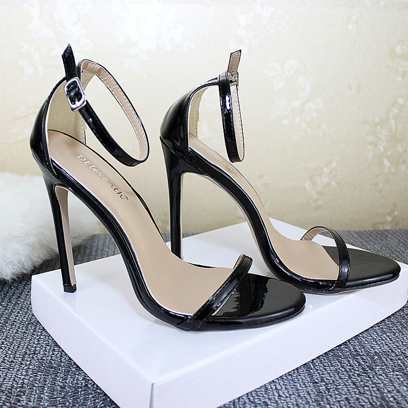 Single Strap High Heels Sandals