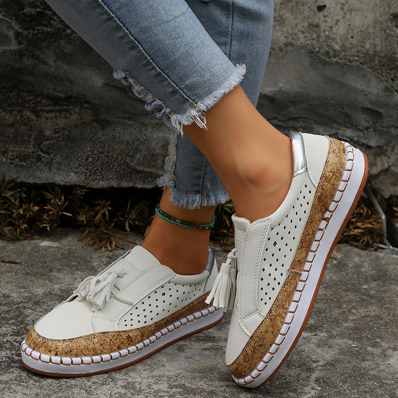 Tassel Round Toe Flat Shoes