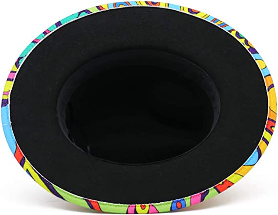 Printed Jazz Fedora Hat