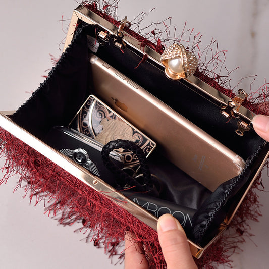 Tassel Square Crossbody Shoulder Handbags