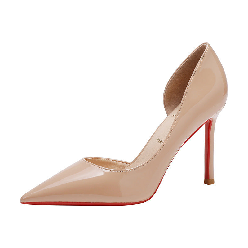 Side Empty Nude High Heels