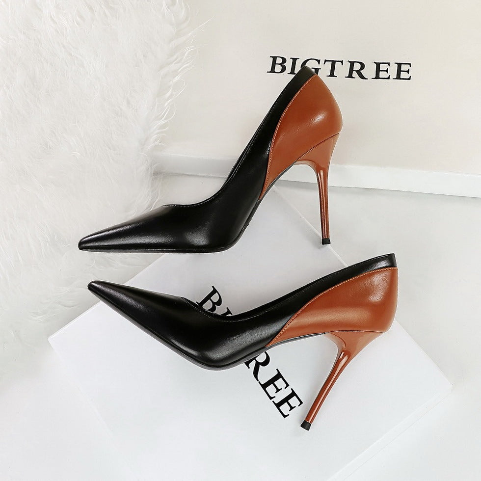 Retro Style High Stiletto Heels