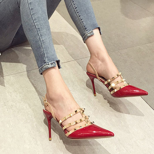 Baotou Rivet Heels