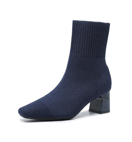 Heel Pointed Stretch Boots