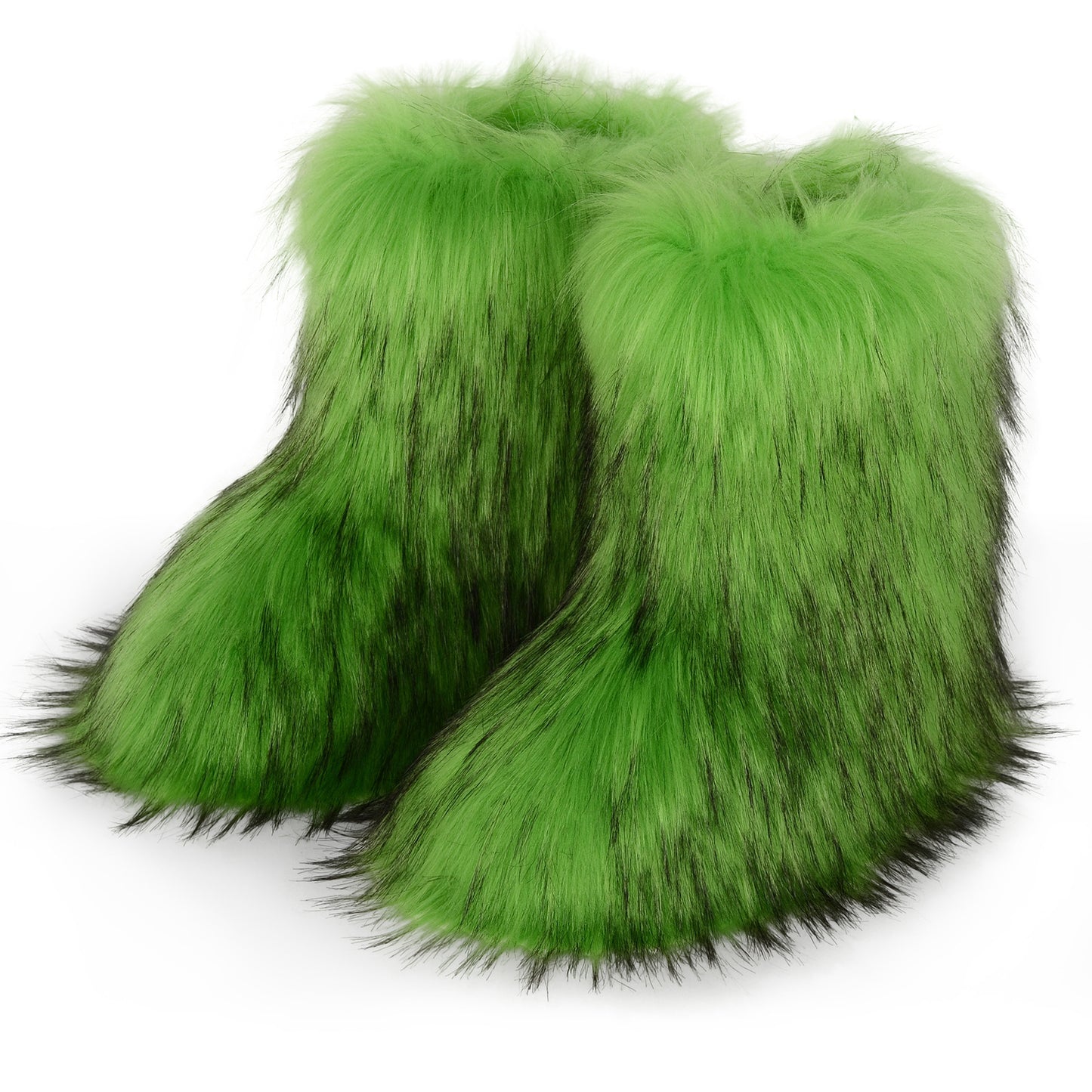 Wild Warm Mid-Calf Fur Boots