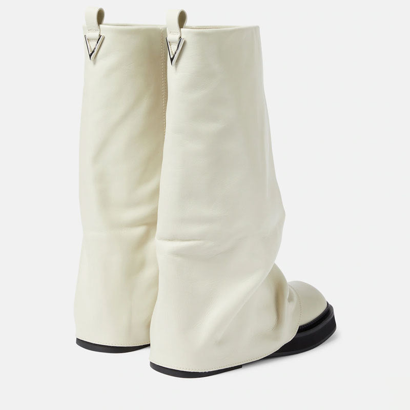 Over The Shoe Round Long Tube Boots