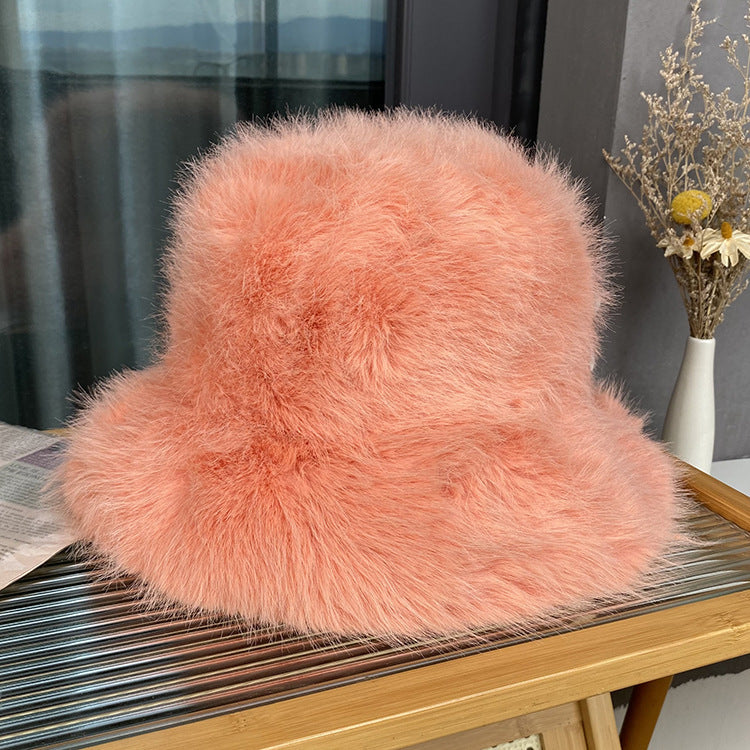 Wild Long Fur Bucket Hats