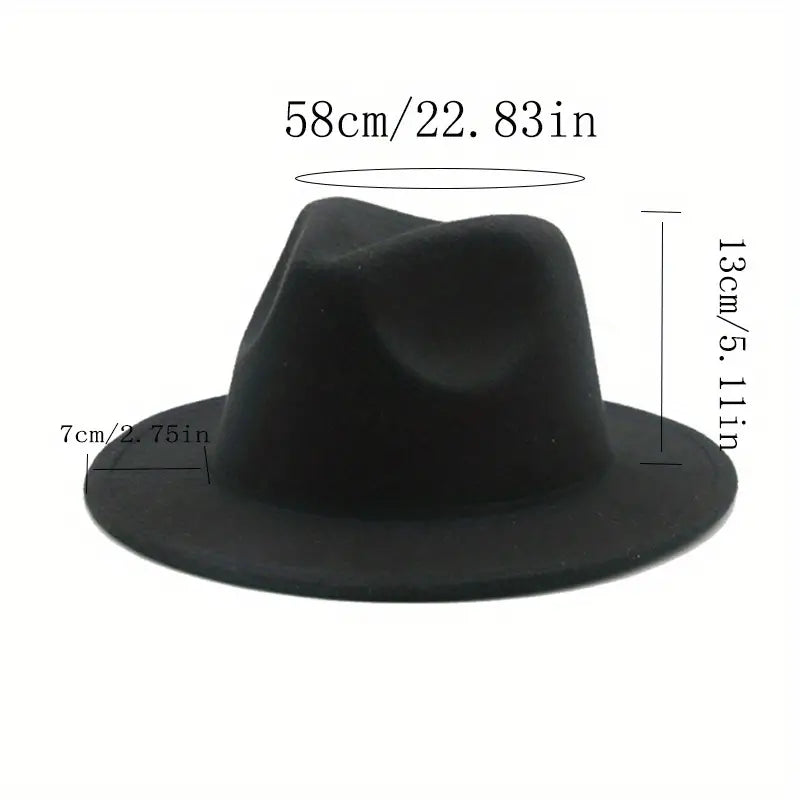 Fedora Wide Brim Hat