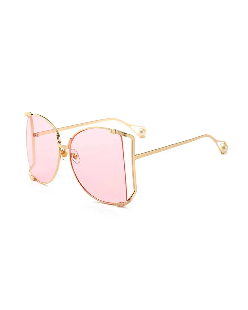 Half Round Big Frame Sunglasses