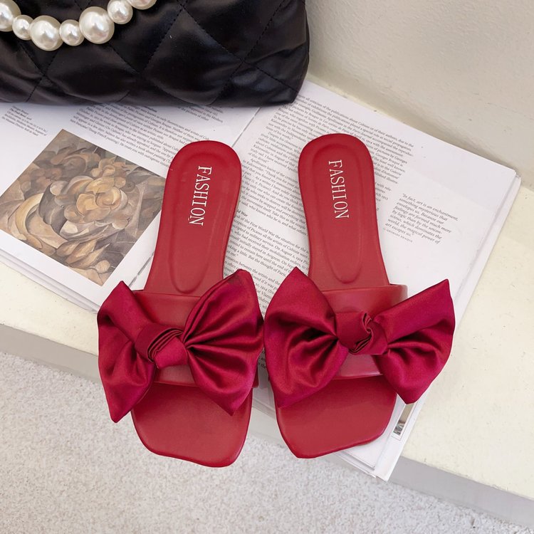 Flat Bowknot Slippers