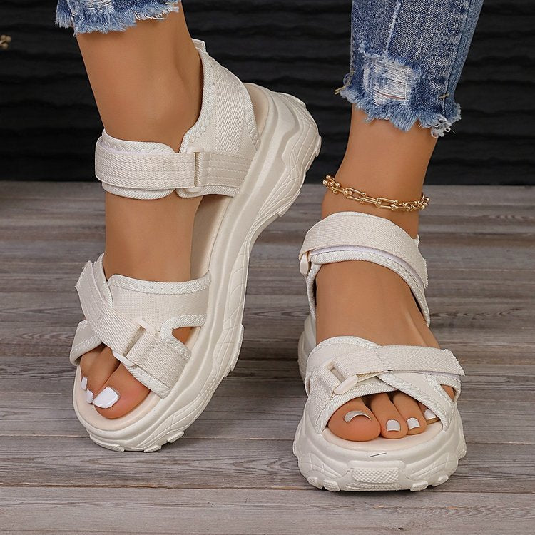 Platform Flat Sandals