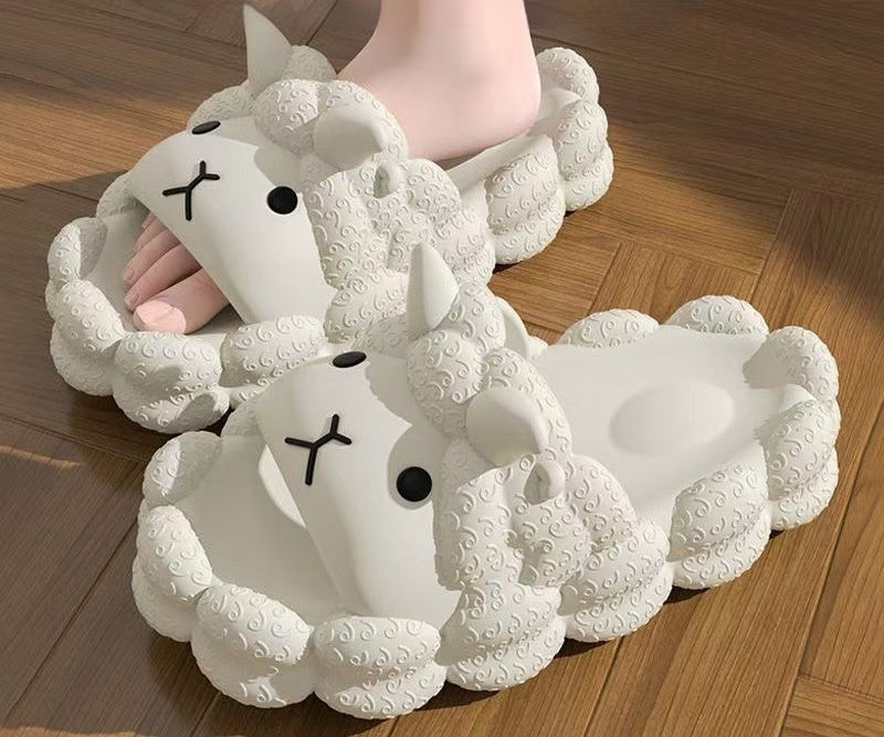 Sheep Style Soft Thick Bottom Non-slip Slippers