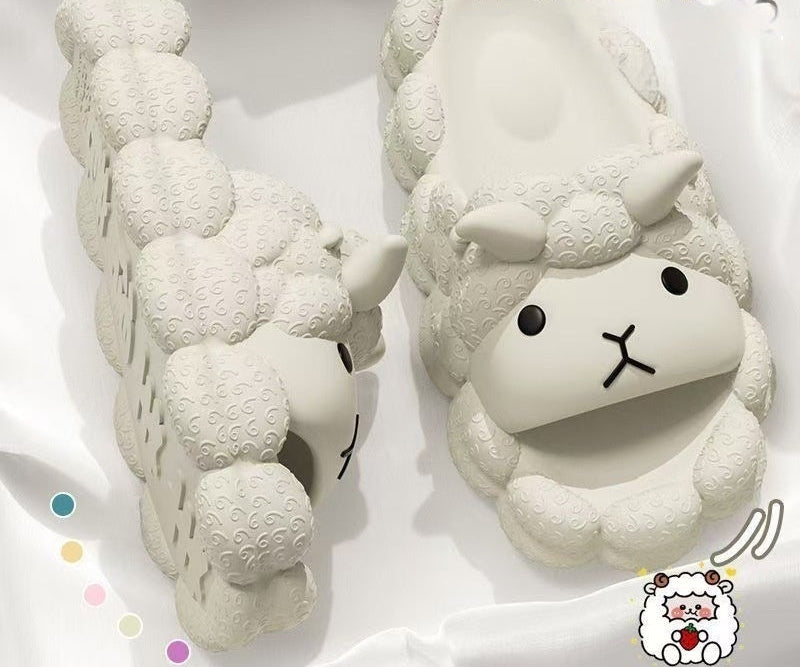 Sheep Style Soft Thick Bottom Non-slip Slippers
