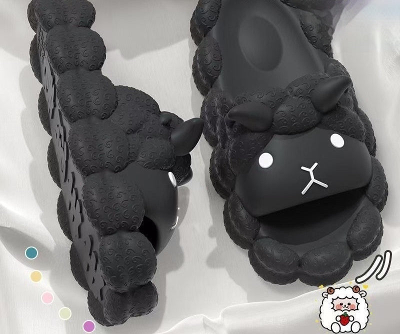 Sheep Style Soft Thick Bottom Non-slip Slippers