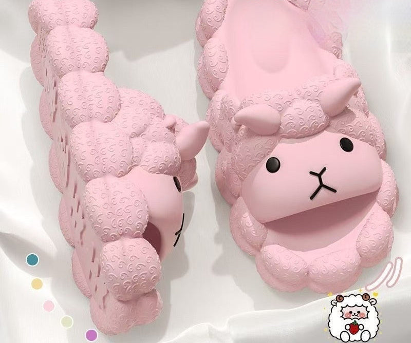 Sheep Style Soft Thick Bottom Non-slip Slippers
