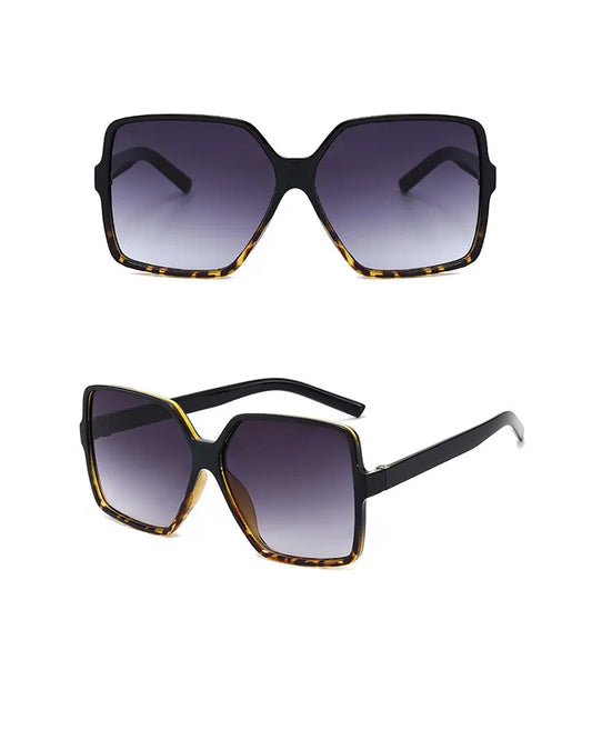Square Frame Oversized Sunglasses
