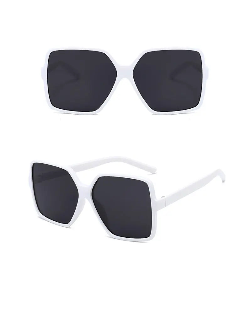 Square Frame Oversized Sunglasses