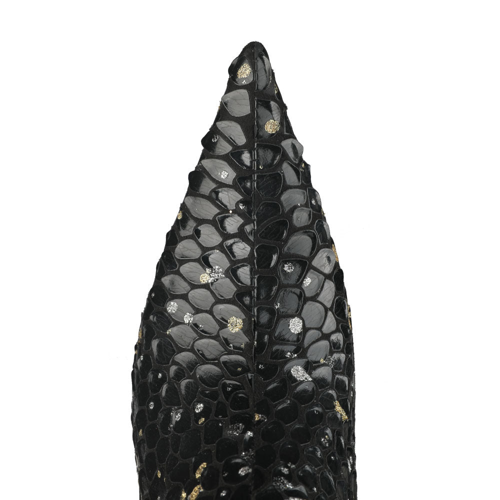 Fish Scale Short Boots