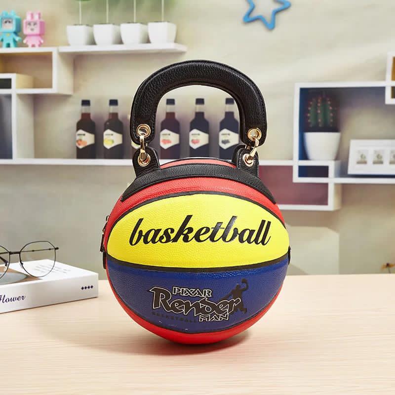 Basketball Shaped Handbags Purse