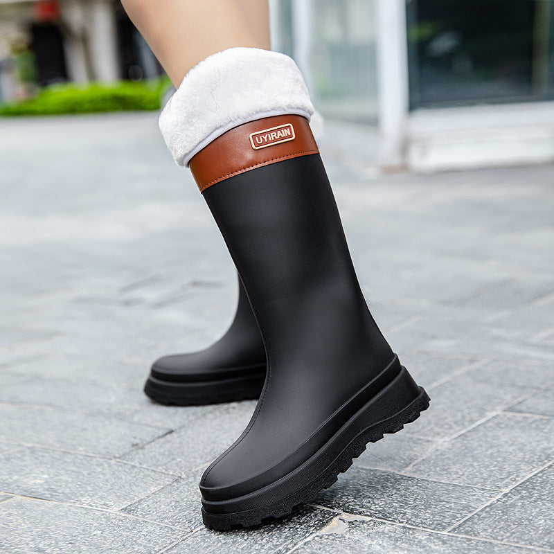 Long Tube Stylish Rain Waterproof Boots