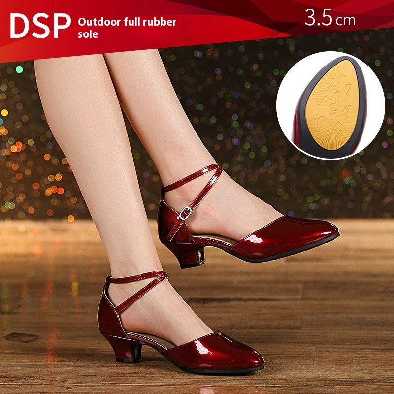 Latin Soft Bottom Square Dance Shoes