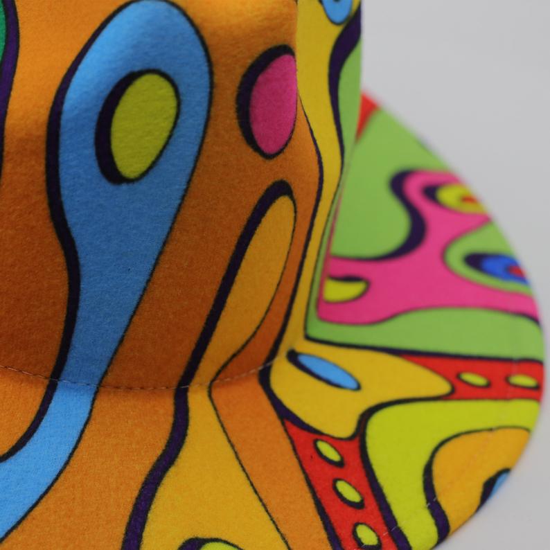 Printed Jazz Fedora Hat