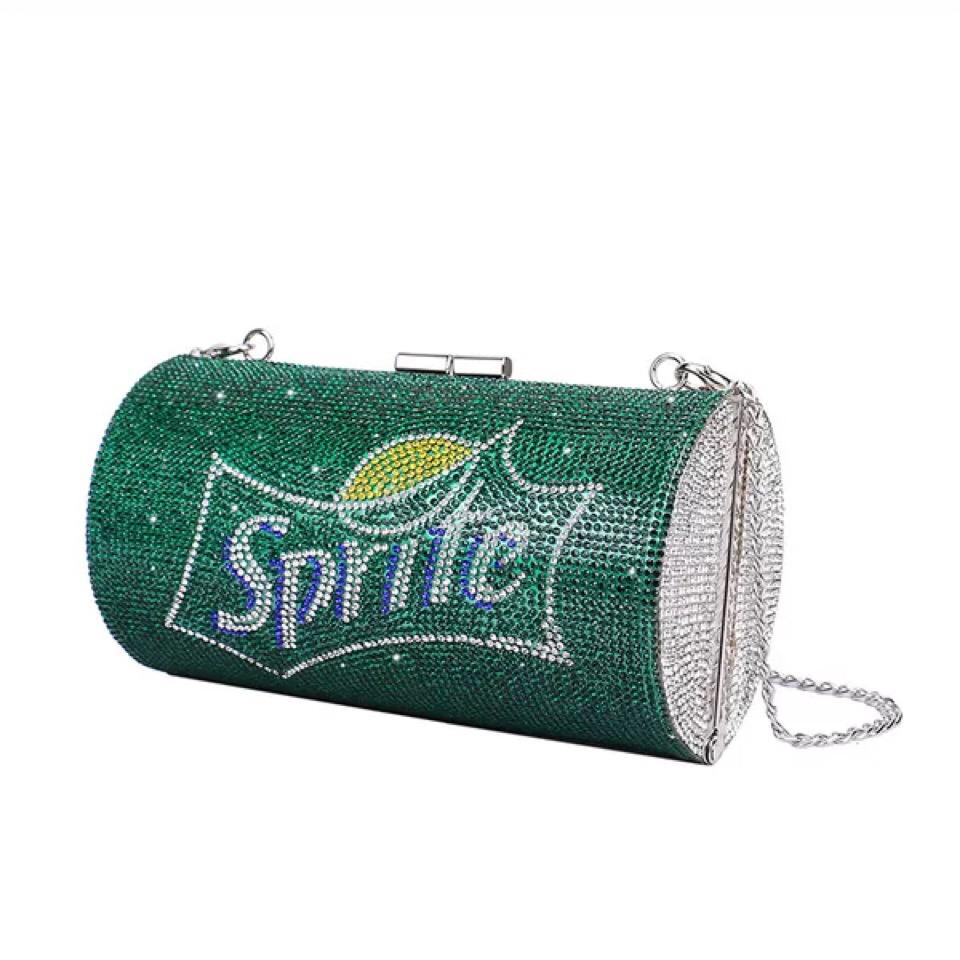 Soda Can Sparkly Clutch Purse