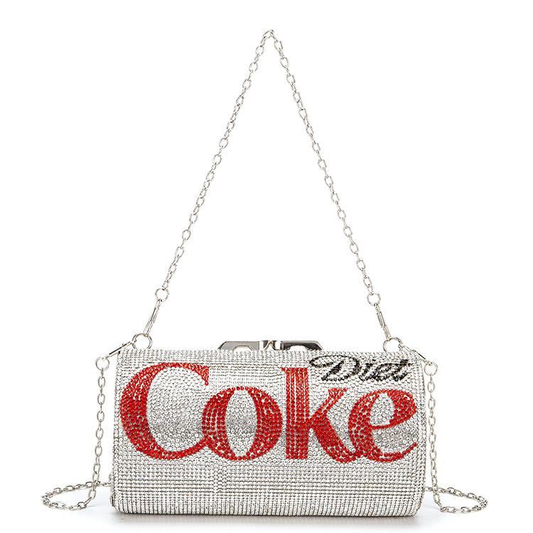 Soda Can Sparkly Clutch Purse