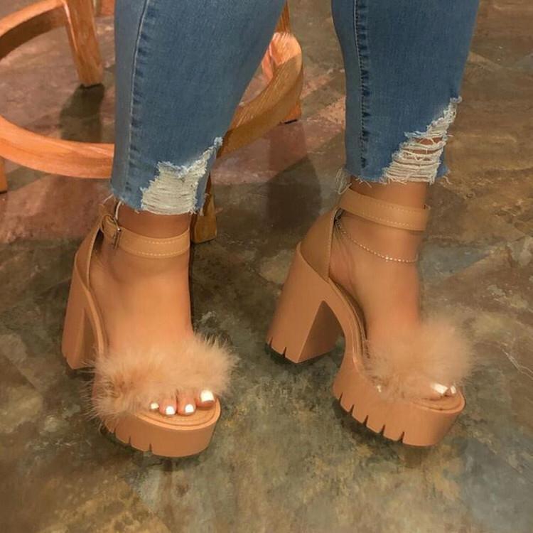 Platform Chunky Heels