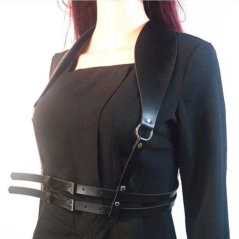 Leather Waist Harness Body Chain Belt