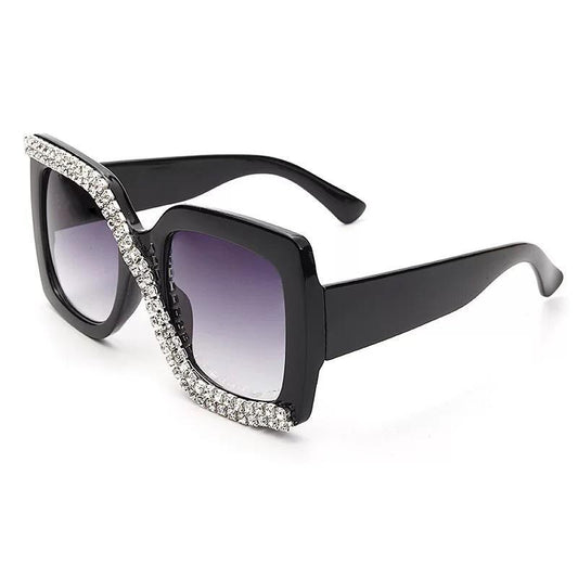 Diamond Oversized Square Sunglasses