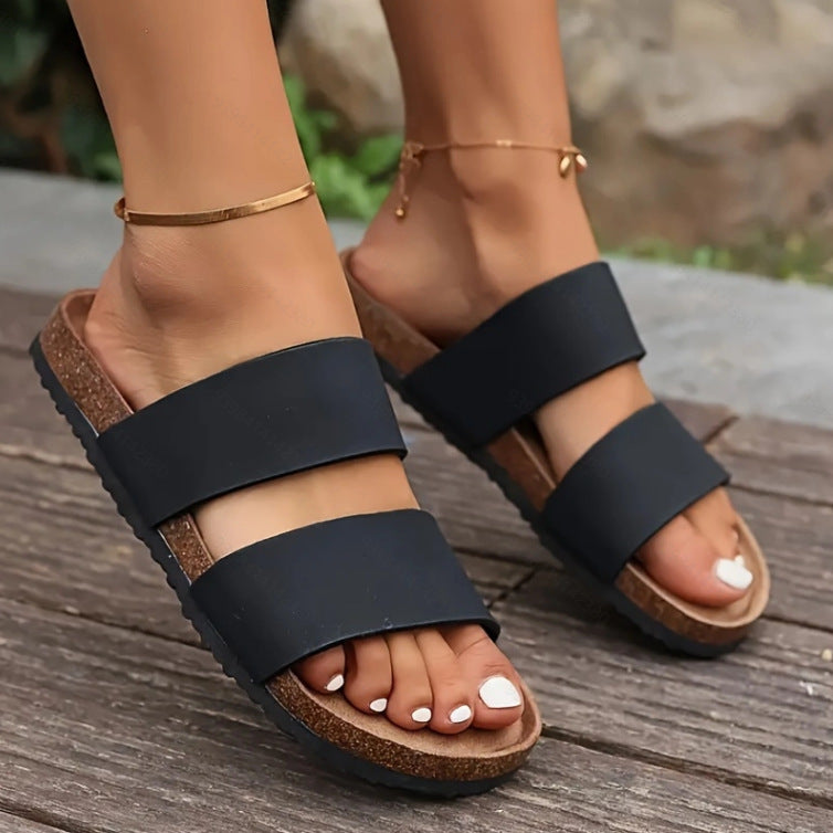 Open Toe Flat Sandals