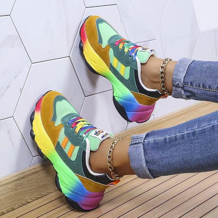 Rainbow Sneaker Shoes