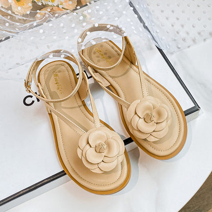 Flat Bottomed Rose Sandals