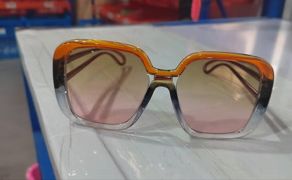 Large Gradient Personality Sunglasses