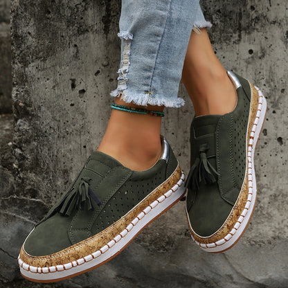 Tassel Round Toe Flat Shoes