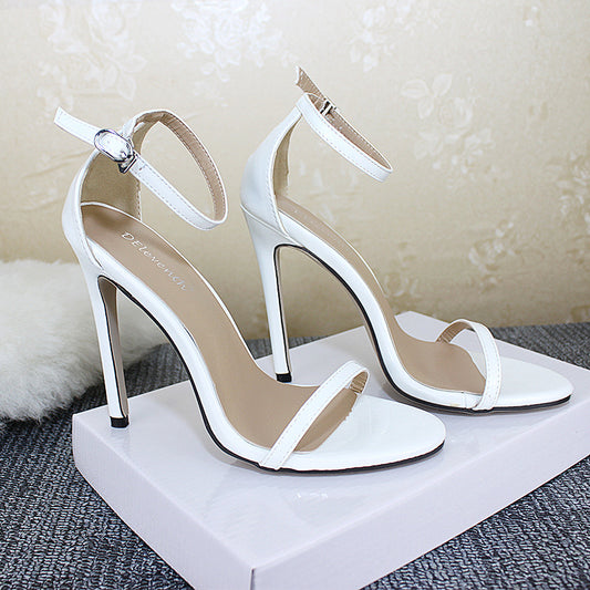 Single Strap High Heels Sandals