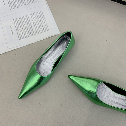 Pointed Toe Low-cut Pumps