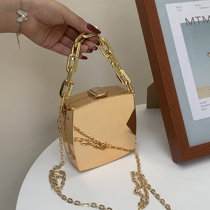 Thick Portable Chain Shoulder Box Bags