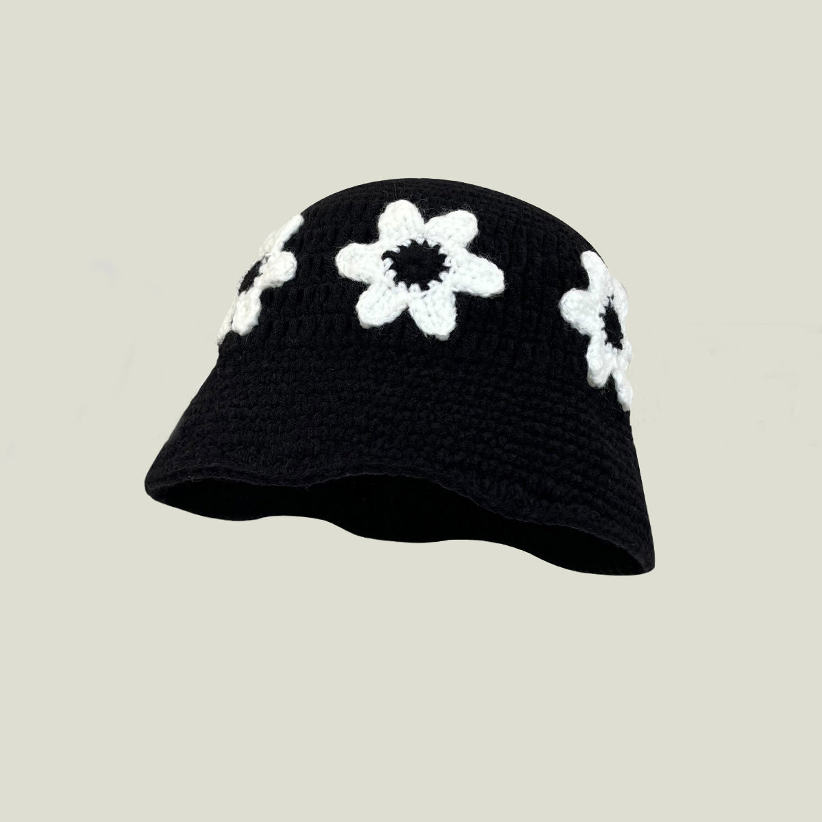 Handmade Crocheted Flower Bucket Hats