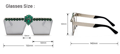 Square Jewel Sunglasses