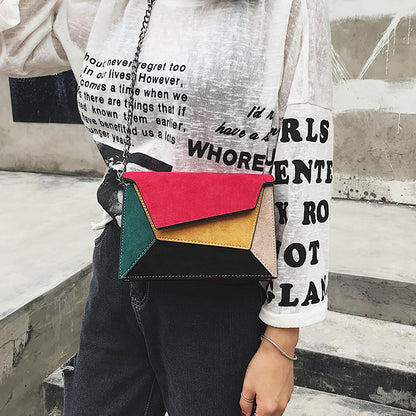 Simple Shoulder Stitching Handbags