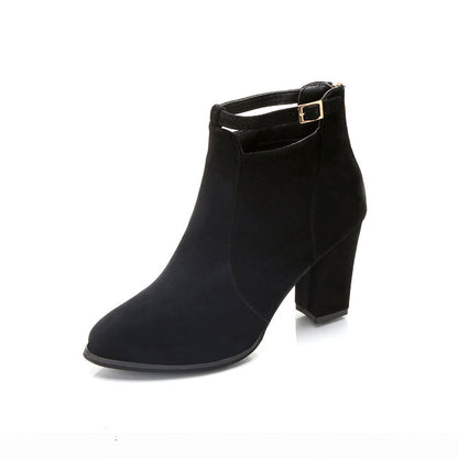 High-Heeled Martin Boots