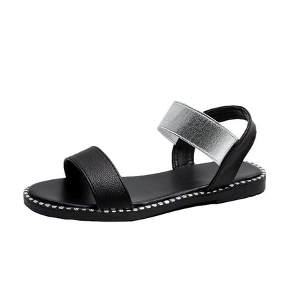 Double Strap Flat Sandals