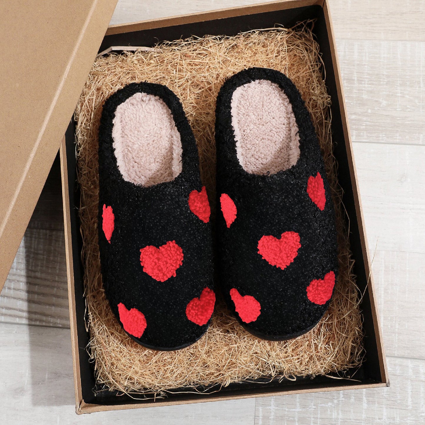 Valentine's Day Love Cotton Slippers