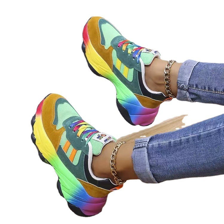 Rainbow Sneaker Shoes