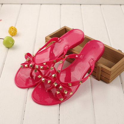 Bowtie Stone Slippers